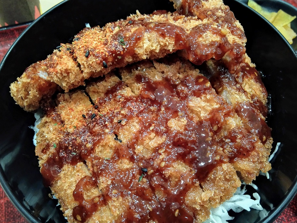 ダブルカツ丼 接写