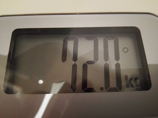 72.0kg