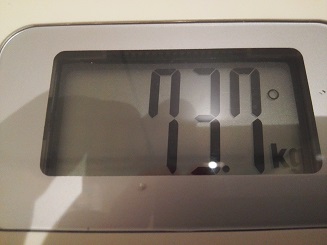 73.7kg