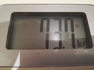 73.7kg