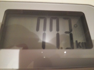 77.3kg