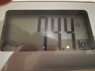 74.4kg