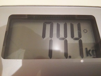 74.4kg