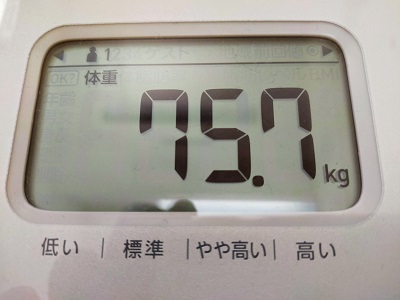 75.7kg