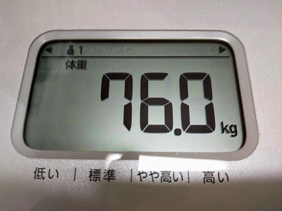 76.0kg