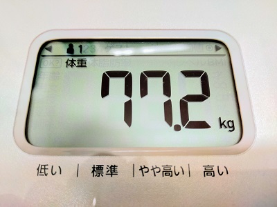 77.2kg