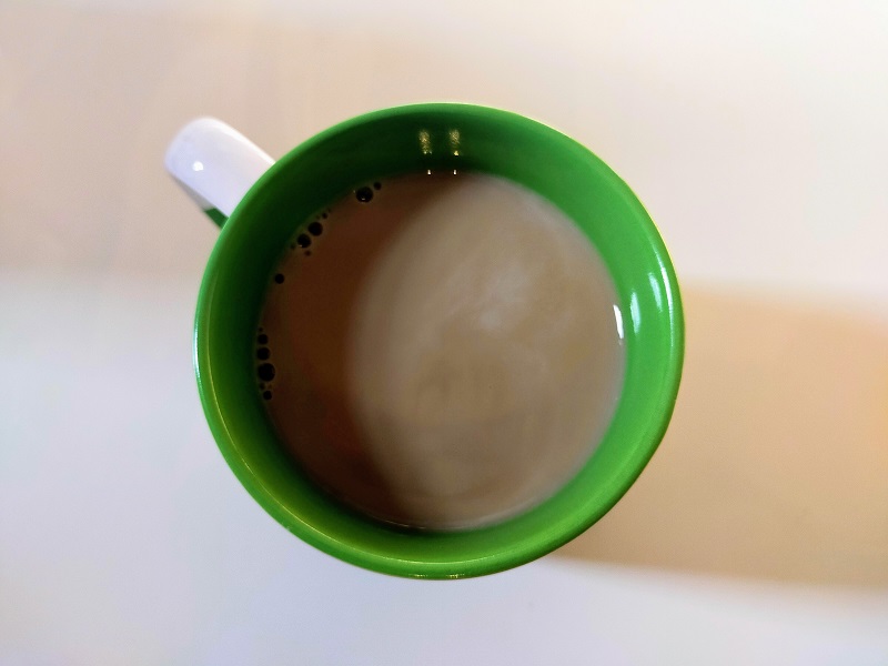 カフェベースを牛乳で割ったもの