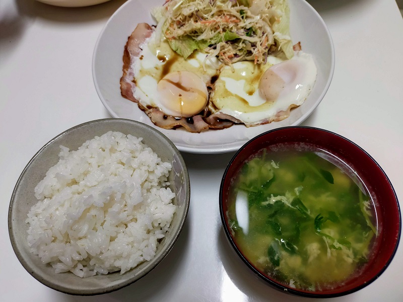 夜の朝ごはんセット