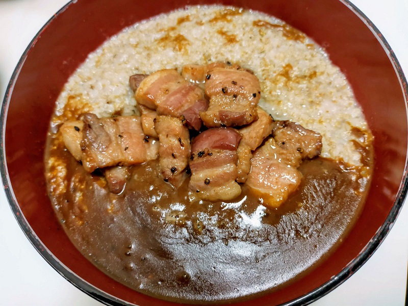 豚バラカレー