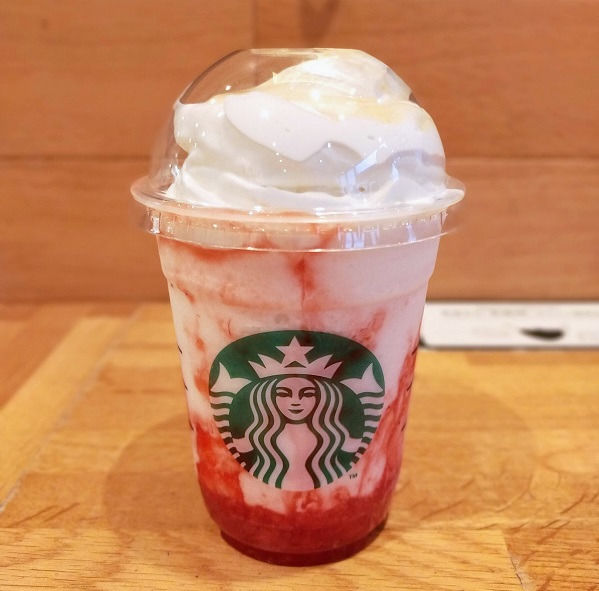 「スターバックス ストロベリー フラペチーノ」の感想！【スタバ】