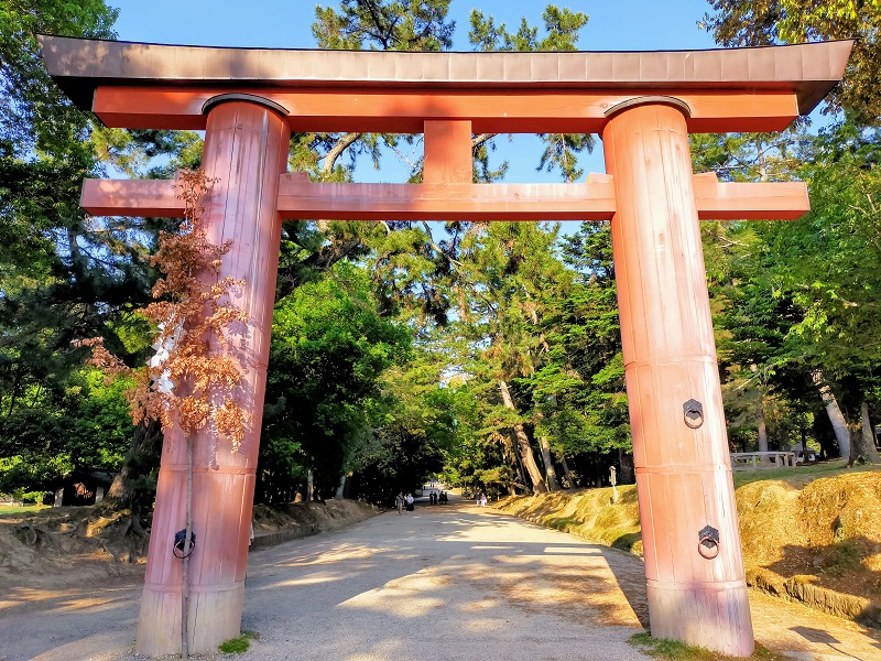 春日大社の鳥居（一之鳥居）