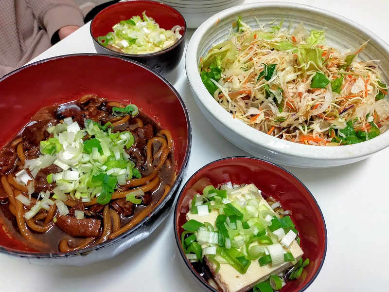 ホルモン焼きうどんセット