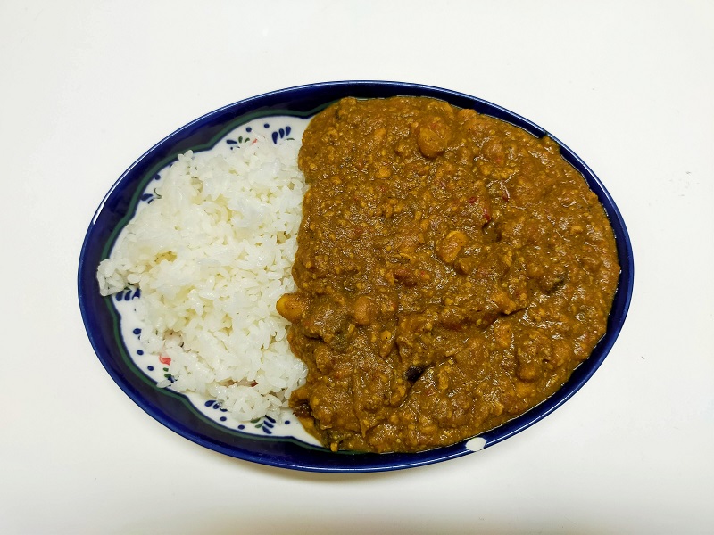 鶏ミンチのキーマカレー風