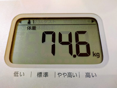 74.6kg