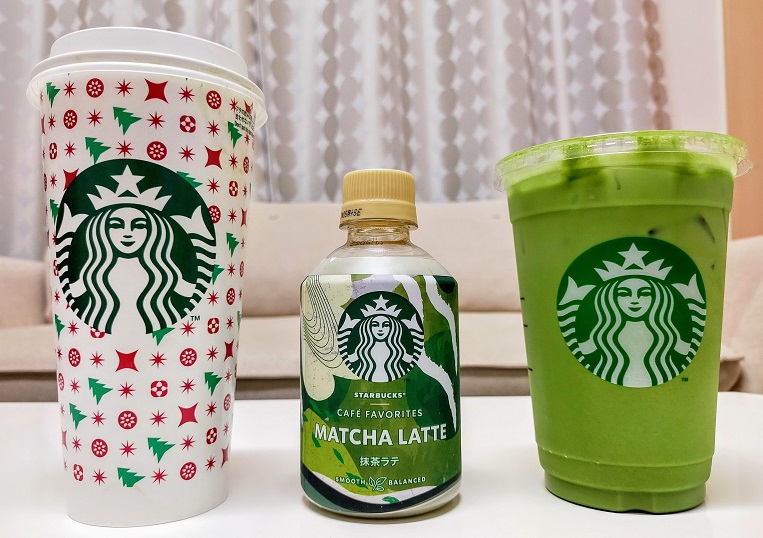 スタバの抹茶系ドリンク３種飲みくらべ