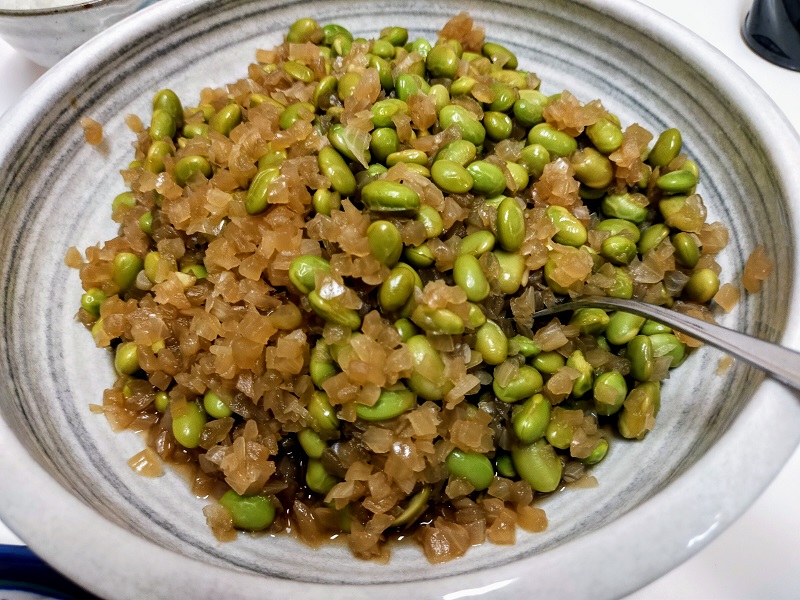 枝豆タマネギポン酢