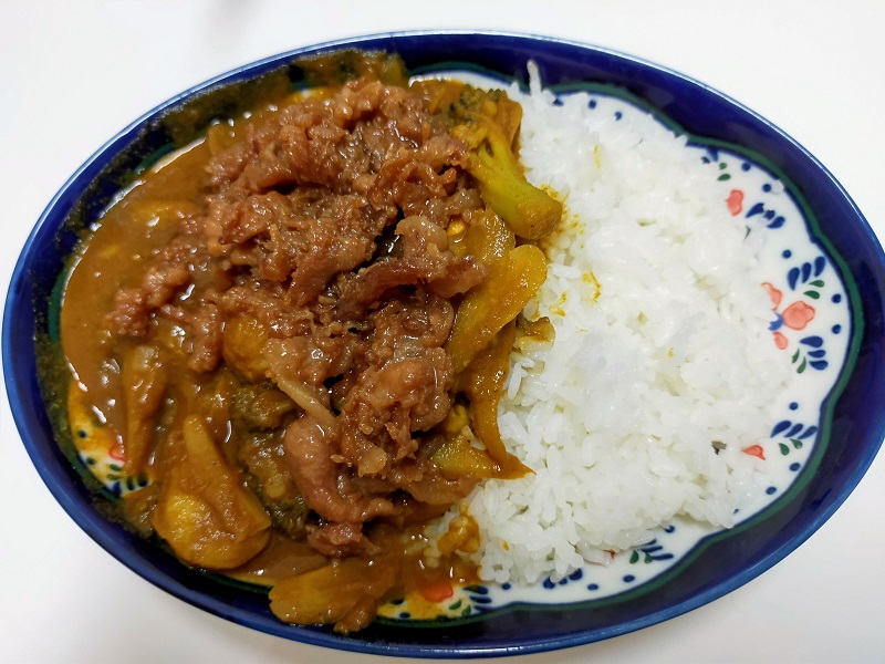 和風カレー 時雨煮トッピング