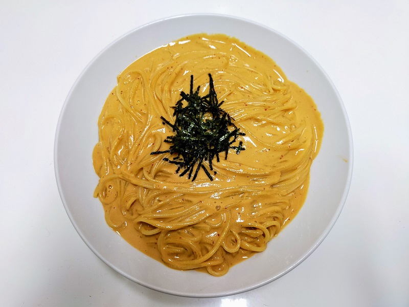 あん肝ソースパスタの画像です